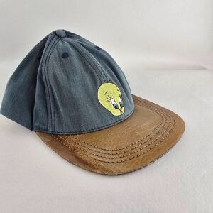 Tweety Bird Hat Mens Snapback Acme Warner Brothers Looney Tunes 1991 Made in USA